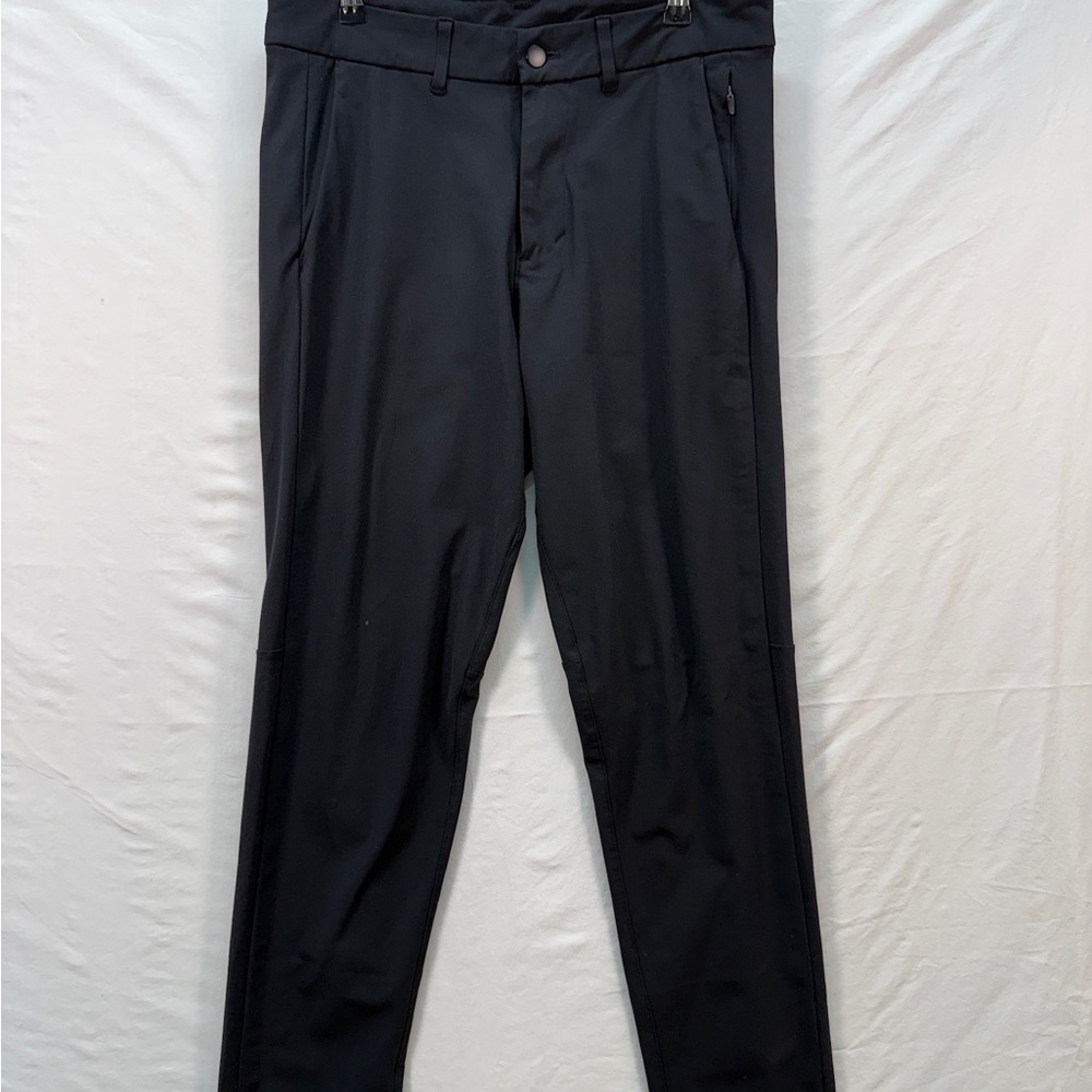 Lululemon Commission Slim Fit Pants Men’s 30 Black Stretch